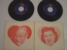 RARE--PATSY CLINE, GEORGE MORGAN 45 RPM RECORD SET GIVEN TO RADIO STATIONS ONLY