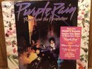 PRINCE PURPLE RAIN LP VINYL RECORD w/hype sticker & POSTER FACTORY Sealed 1984