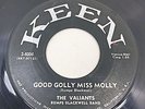 THE VALIANTS Good Golly Miss Molly KEEN doo wop rocker NICE SOUND 45