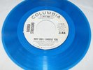 Vintage Columbia Promo Radio Station Copy Blue Vinyl 45 rpm Barbra Streisand