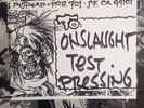 Onslaught   Power From Hell   LP TEST PRESSING   PUSHEAD kbd SEPTIC DEATH   punk