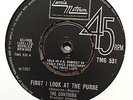 THE CONTOURS     FIRST I LOOK AT THE   UK TAMLA MOTOWN