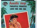 HEAR Annette Funicello 45 Pineapple Princess/Luau Cha EX picture sleeve teen