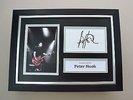 Peter Hook Signed A4 Photo Framed Joy Division Memorabilia Autograph Display COA