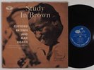 CLIFFORD BROWN & MAX ROACH Study In Brown EMARCY LP blue back mono