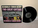 BO DIDDLEY/CHUCK BERRY Two Great Guitars LP Orig 1st Press Black/Silver Checker