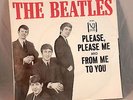 Rare Vintage The Beatles Please Please Me 45 Vee Jay VJ 581 w/Picture Sleeve