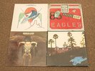 4 x EAGLES LPs: HOTEL CALIFORNIA, LIVE, ON THE BORDER, ONE OF THESE NIGHTS