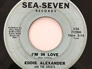 EDDIE ALEXANDER I'm in love Mod R&B Garage Soul Instro Single (Sea-Seven) *HEAR