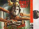 QUIET RIOT condition critical EPC 26075 with lyric inner uk epic 1984 LP EX/EX