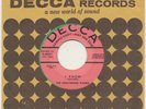 HOLLYWOOD FLAMES on Decca —LET'S TALK IT OVER— r&b doo wop group 45 | PROMO ORIG