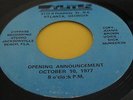 Hear Rare Disco Boogie Soul related 45: Zylites - Atlanta Georgia Peachtree St.