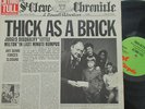 JETHRO TULL - Thick As A Brick   VINYL LP WHITE I NEWSPAPER JACKET