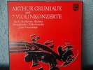4 lp Box Arthur Grumiaux Plays 7 Violin Concertos Bach Philips NM  SHIPPING 4$