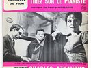 GEORGES DELERUE Tirez sur le pianiste french 1960 OST philips 432510 BE EP