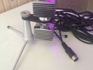 Grundig Gdsm 331 Dynamic Microphone Stéréo Microphone Trépied Cable Exc.boite