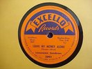 GREAT 78 BLUES ROCKER - LONESOME SUNDOWN - LEAVE MY MONEY ALONE - EXCELLO MINT-