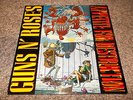 GUNS N’ ROSES - APPETITE FOR DESTRUCTION 1987 GEFFEN WX 125 STICKERS & INNER NM