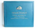 4x 78rpm FRANCK SONATA - ALFRED CORTOT & JACQUES THIBAUD - VERY RARE 