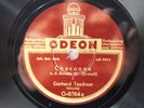 2x 78rpm GERHARD TASCHNER - BACH CHACONNE FOR VIOLIN SOLO - RARE ODEON