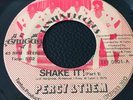 PERCY & THEM RARE DISCO MODERN SOUL 45 TANTUS RECORDS SHAKE IT PART 1 & PART 2