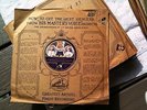 1922 KING GEORGE V & QUEEN Mary Picture Label Record Message to the Boys Girls78