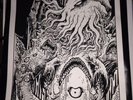 Cthulhu poster Screen Print 28x18in. Glowsindark H.P. Lovecraft Electric Wizard