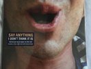 Say Anything - I Dont Think It Is LP Opaque Sea Blue Vinyl 1st Press 500 OOP