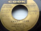 LORD MELODY Crazy love MARJORIE 1960 CALYPSO 45 on COOK G301