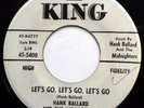 HANK BALLARD & MIDNIGHTERS 45 Let's Go Let's..VG++ Doo Wop PROMO mg960