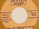 ERVIN RUCKER Baby You Were Meant DUPLEX 45 orig. 1960 popcorn R&B NM 7”