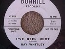 NORTHERN SOUL PROMO / RAY WHITLEY / I'VE BEEN HURT
