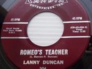 LANNY DUNCAN Romeo's Teacher b/w Why did we say goodbye 1960 ROCKABILLY 45 e6560