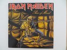 IRON MAIDEN PIECE OF MIND   SINGLE COVER    RARE ISRAELI PRESS LP