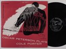 OSCAR PETERSON Plays Cole Porter CLEF LP NM/VG++ David Stone Martin cover mono