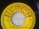 45 RPM/R&B,COUNTRY,ROCKABILLY,SUN 232,JOHNNY CASH,FOLSOM PRISON BLUES/VG++/VG+