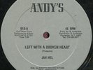Jah Mel - Left With A Broken Heart US Andy's 12