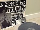 D.O.A. TRIUMPH OF THE IGNOROIDS LIVE RARE UNCENSORED COVER VINYL LP Punk