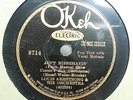 LOUIS ARMSTRONG Ain't Misbehavin'/Black & Blue OKEH 8714 EE-/E 78RPM HEAR