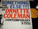 ORNETTE COLEMAN : SOMETHING ELSE LP CONTEMPORARY S7551 USA