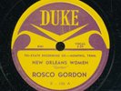 78bs-R&B-DUKE R106-Rosco Gordon ******RARE