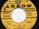 Dick Grass and The Hoppers - Mr. John Law 45 on Arrow rare rockabilly hot rod