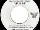 BEATLES - 1-Sided Promo-only 45 - DIALOGUE FROM LET IT BE - HEAR A SAMPLE