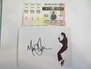 Bad Tour Milton Keynes Bowl 1988 Michael Jackson concert ticket UKwith autograph
