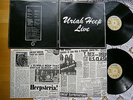 URIAH HEEP LIVE RARE ORIGINAL EX YUGOSLAV 1ST PRESS 1975 EX-/EX-TOEX