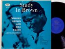 CLIFFORD BROWN & MAX ROACH Study In Brown LP late 1950s DG reissue VG++