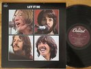 Rare Vintage Press Vinyl-The Beatles-Let It Be w Poster-NM