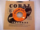 BUDDY HOLLY - PEGGY SUE & EVERYDAY - VG+ 45 RPM CORAL 61885 RECORD & SLEEVE 1957