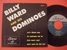 RARE, 1955 BILLY WARD & DOMINOES  R&B EP {SILVER TOP LBL} & PIC SLV, M-/VG+ COND