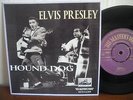45 SINGLE HMV / ELVIS PRESLEY / HOUND DOG / LAMINATED COVER / EX +